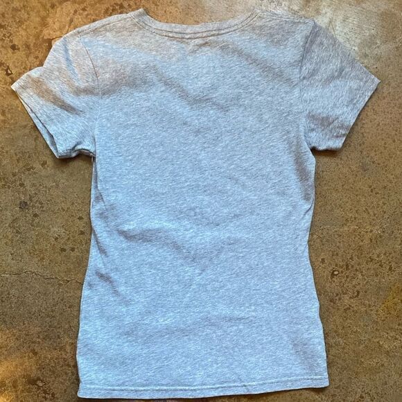 Nike Livestrong‎ Unite the Fight Dri-Fit  v neck heather grey tee - Picture 5 of 6